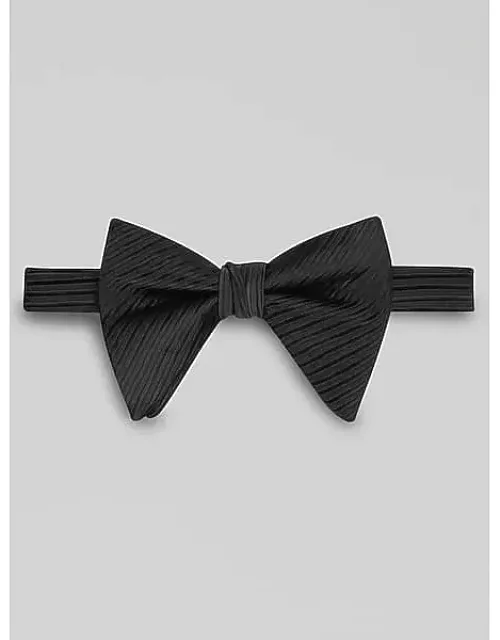 Stripe Teardrop Bow Tie