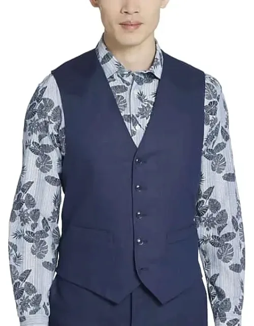 Modern Fit Linen Suit Separates Vest