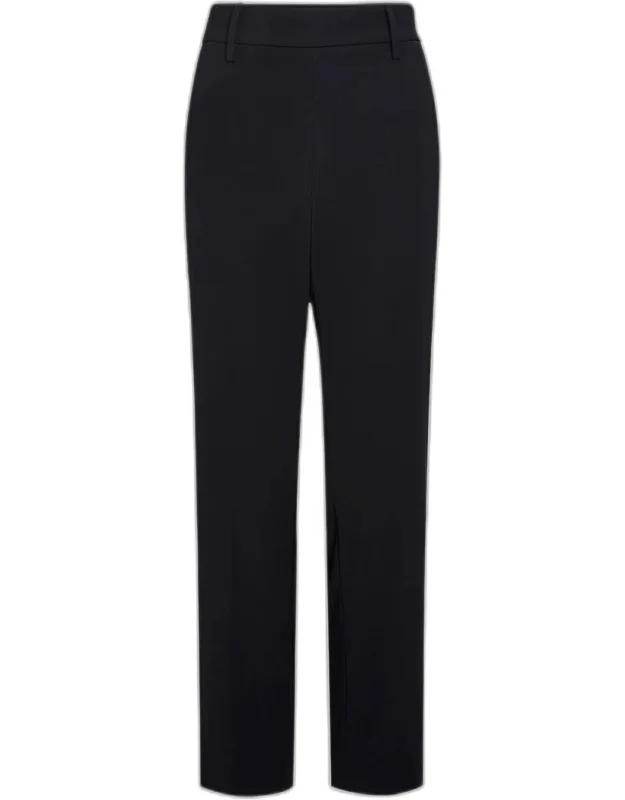 Tapered Pull-on Pant With Elastic Waistband And Four-pocket Style