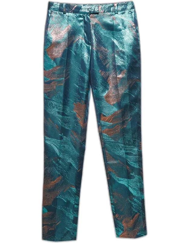 Multicolor Lurex Trousers