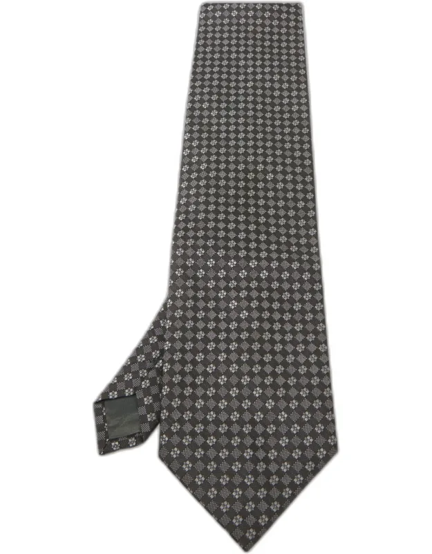 Patterned Silk Tie