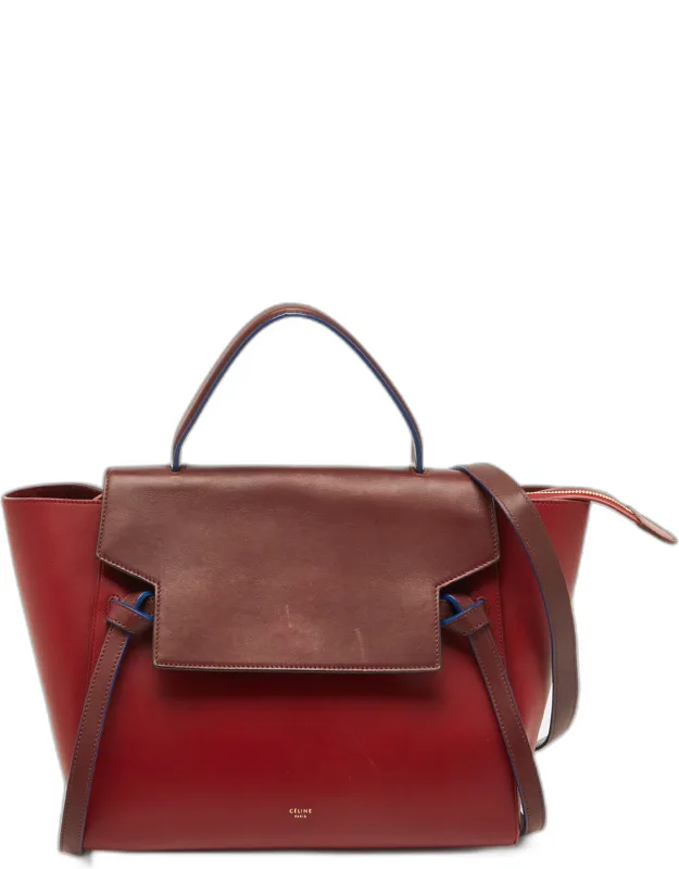Leather Mini Belt Top Handle Bag