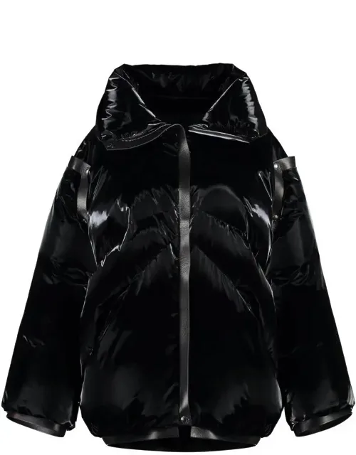 Glossy Nylon Down Jacket