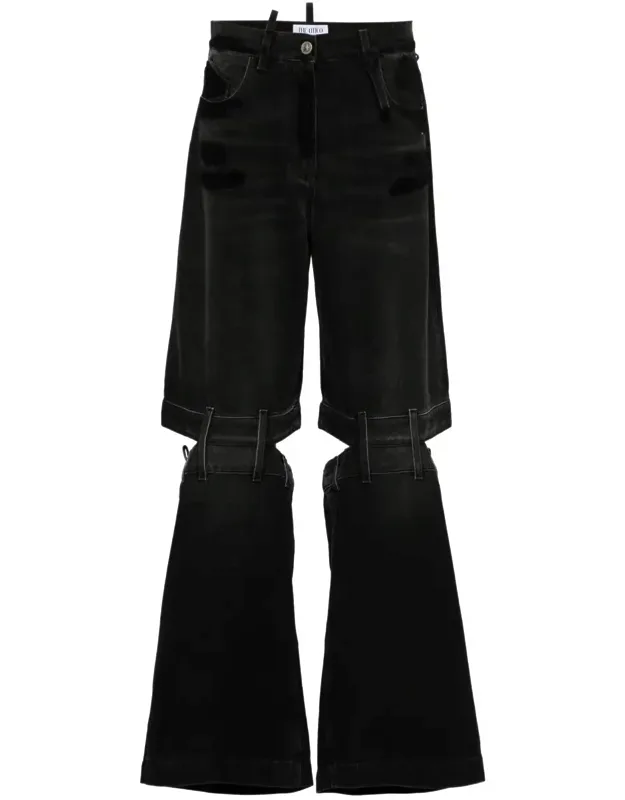 High-rise Wide-leg Jeans
