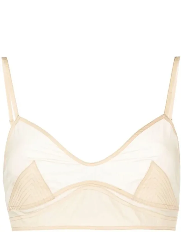 See-through Stitch Bra-top