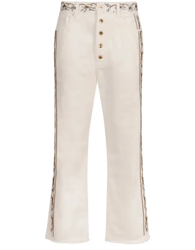 Cropped Flared Jeans