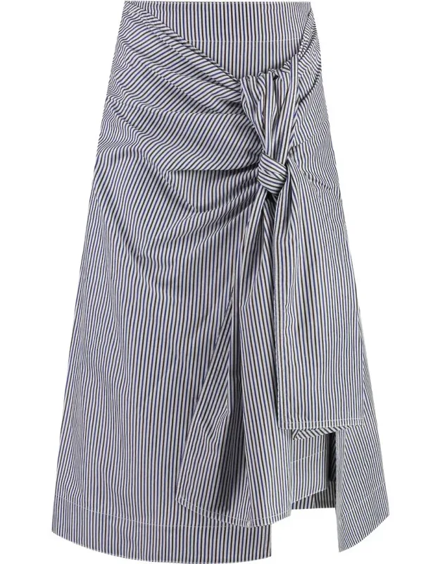 Cotton And Linen Skirt