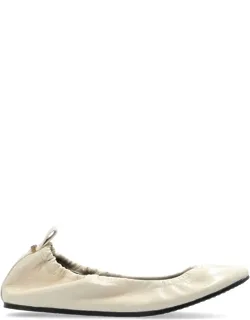 Leather Ballerina Shoes