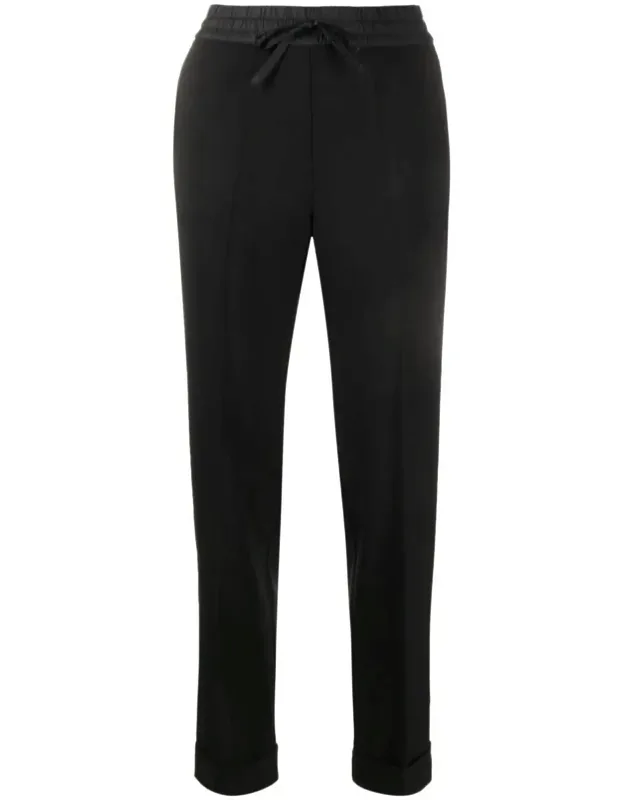 Drawstring Straight-leg Trousers