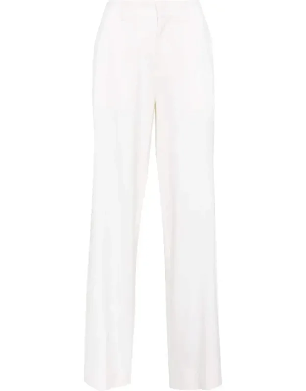 Lillie Pressed-crease Wide-leg Pants