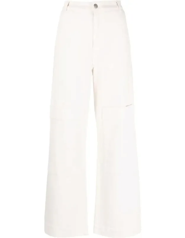 Multiple-pocket High-waisted Trousers