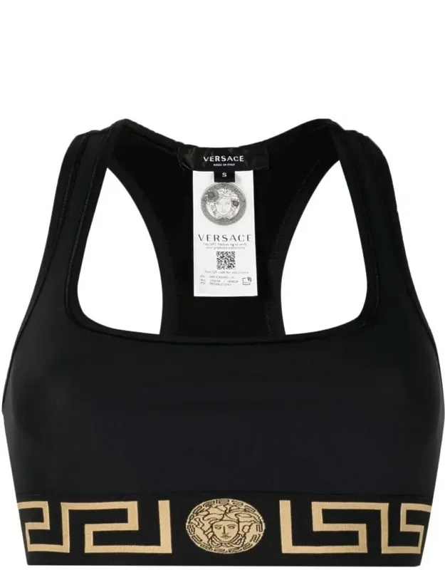 Greek Border Racerback Bra