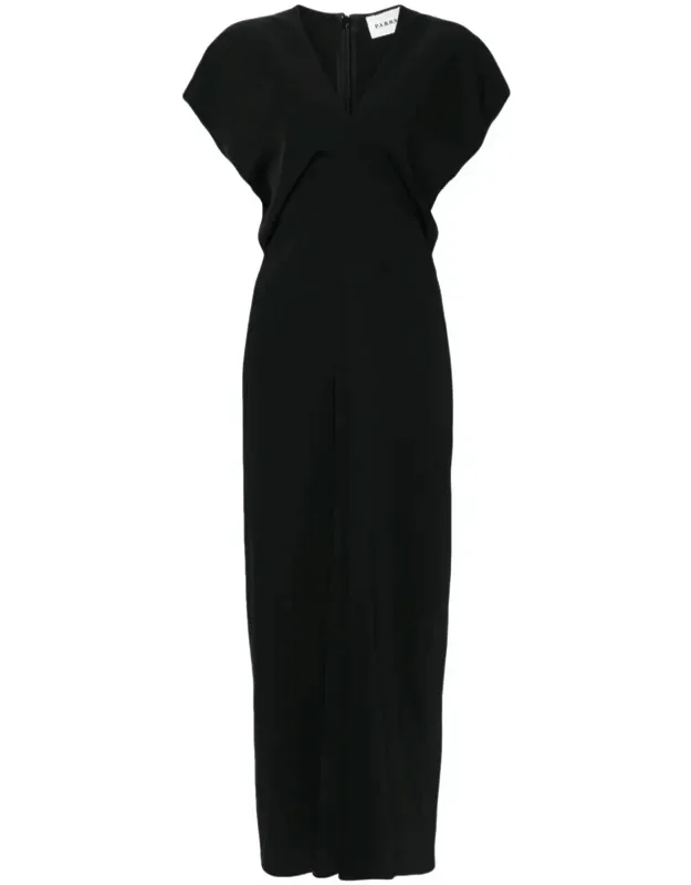 Draped Cady Maxi Dress