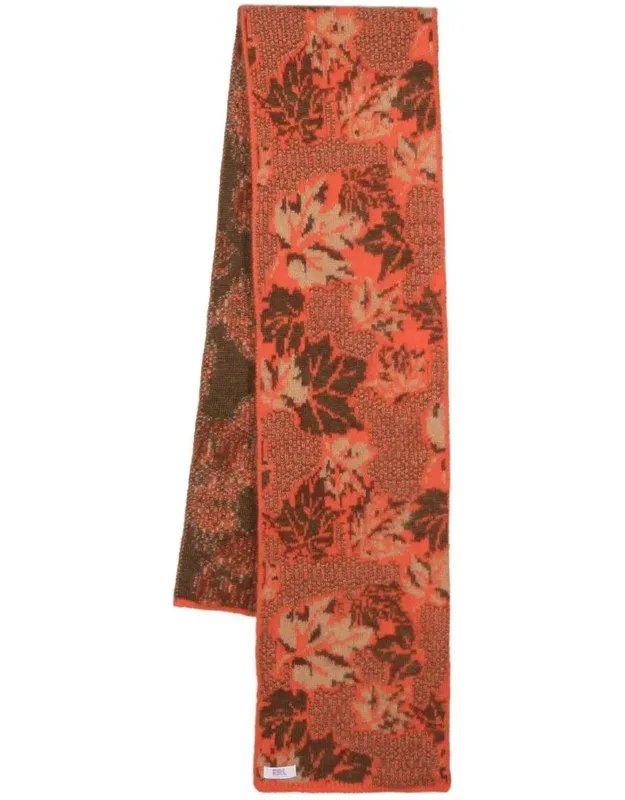 Round Neck Jacquard Scarf