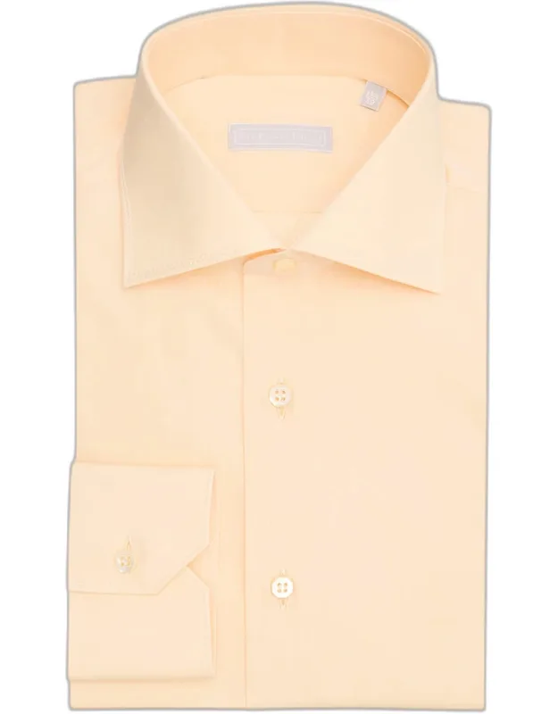 Cotton Point-collar Dress Shirt