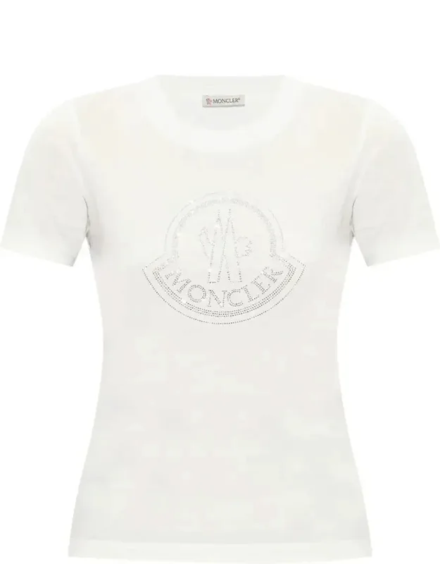 Logo-beaded Cotton T-shirt
