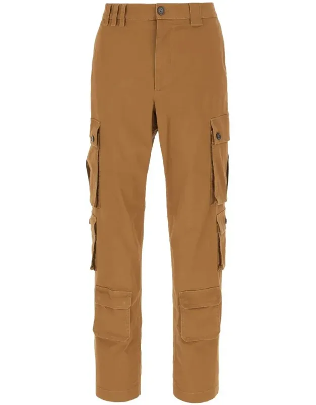 Trouser With Adjustable Waist And Multipocket Design