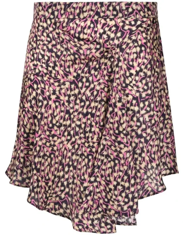 Asymmetric Draped Skirt
