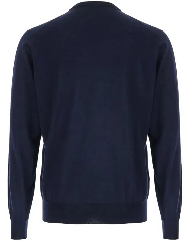 Crewneck Sweater In Wool And Cashmere