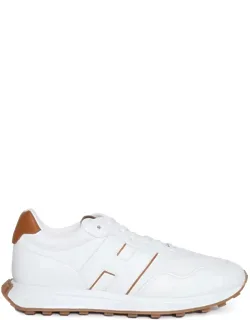 H601 Lace-up Sneakers With Patch