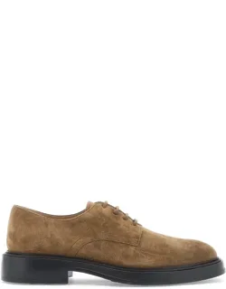 Suede Leather Lace-up Shoes