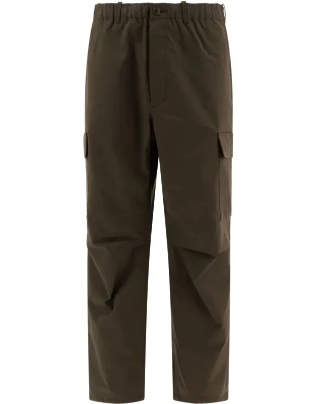 Wool Blend Twill Trousers