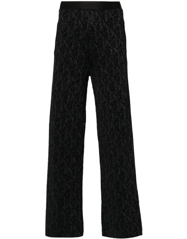 Knitted Flared Trousers