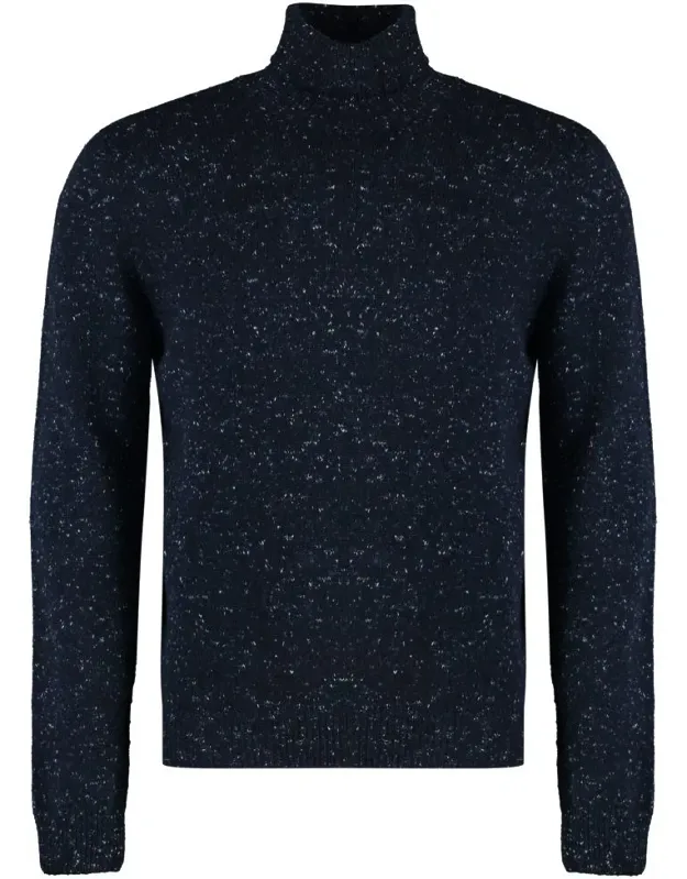 Knit Cashmere Blend Turtleneck Sweater
