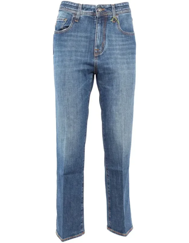 5 Pockets Denim Pants