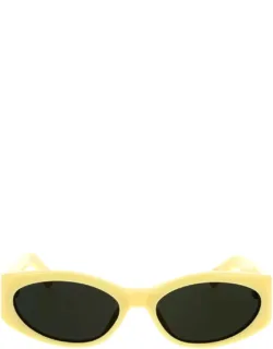 Jacquemus Sunglasses Oval Acetate