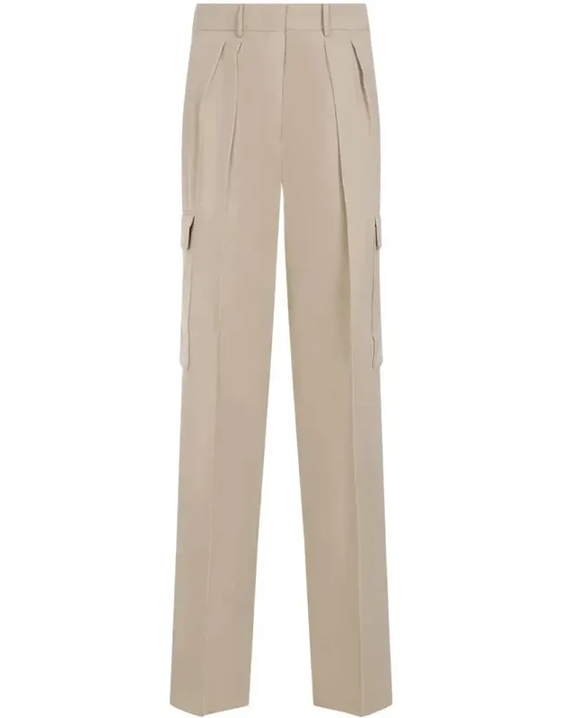 Pants Twill Concealed Hook And Zipper Closure