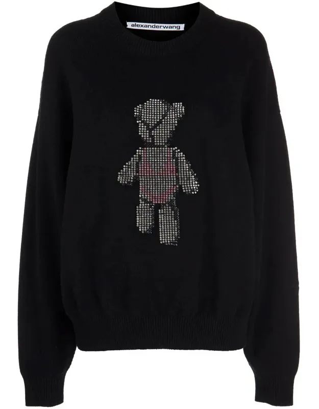 Pullover With Crystal