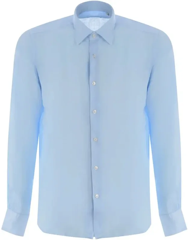 Shirt With Collar And Long Sleeves