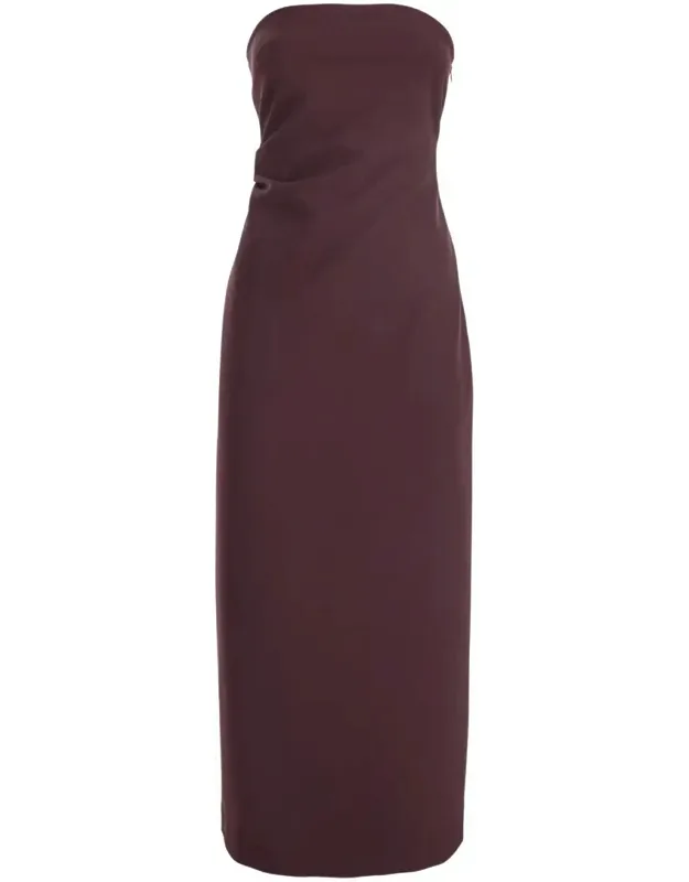 Bustier Dress In Tech Fabric