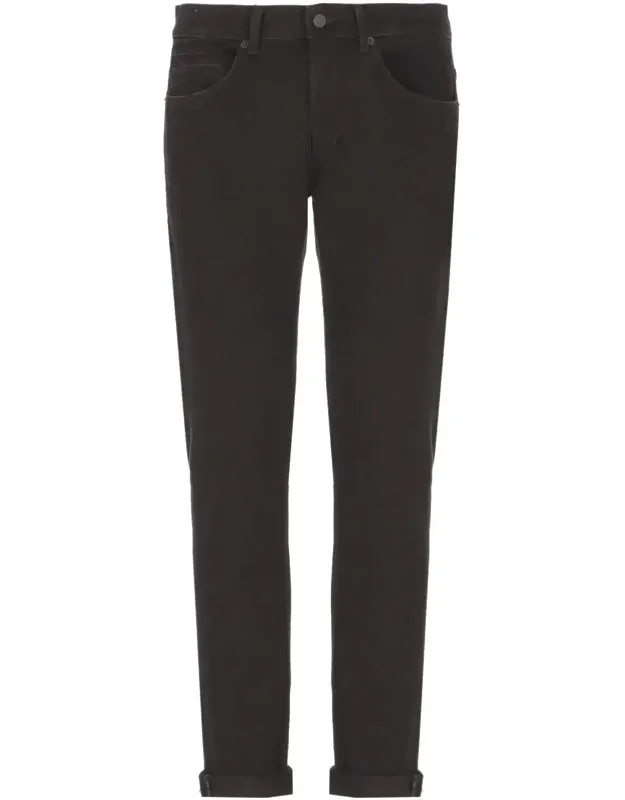 Jeans With Belt Loops And Five Pockets