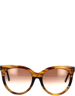 Gucci Eyewear Sunglasses Cat-eye Acetate 55 Mm Lens