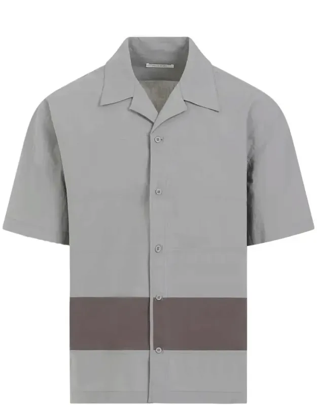 Shirt With Pointed Collar And Front Buttoned Fastening