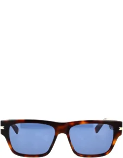 Sunglasses Tartarugato Rectangle Acetate 53 Mm Lens Width, 16 Mm Bridge Length