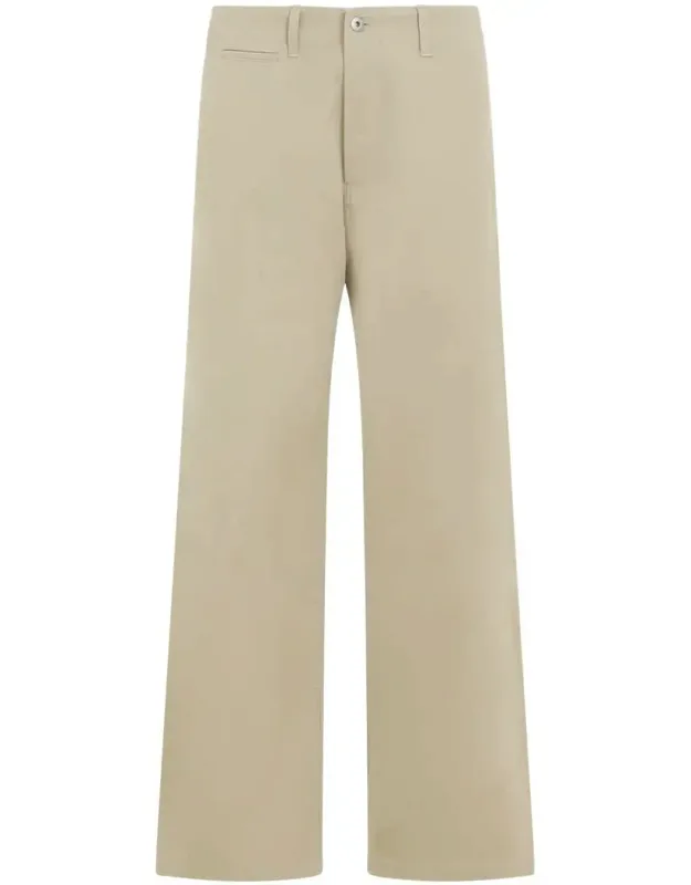 Pants Pure Cotton Front Buttoned Fastening