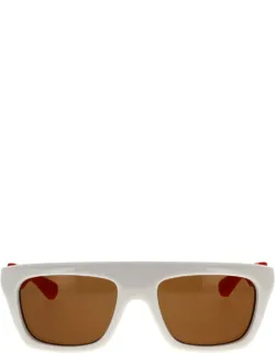 Bottega Veneta Rectangle Injected Sunglasses