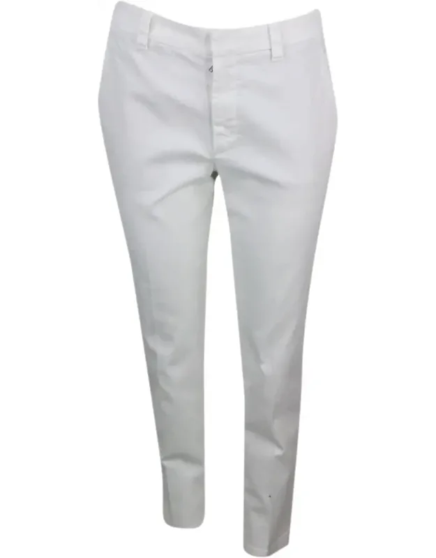Trousers Garment-dyed With Brilliant Jewel