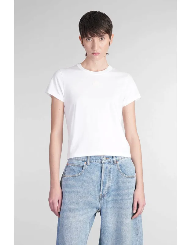 T-shirt With Logo Print, Slim Fit