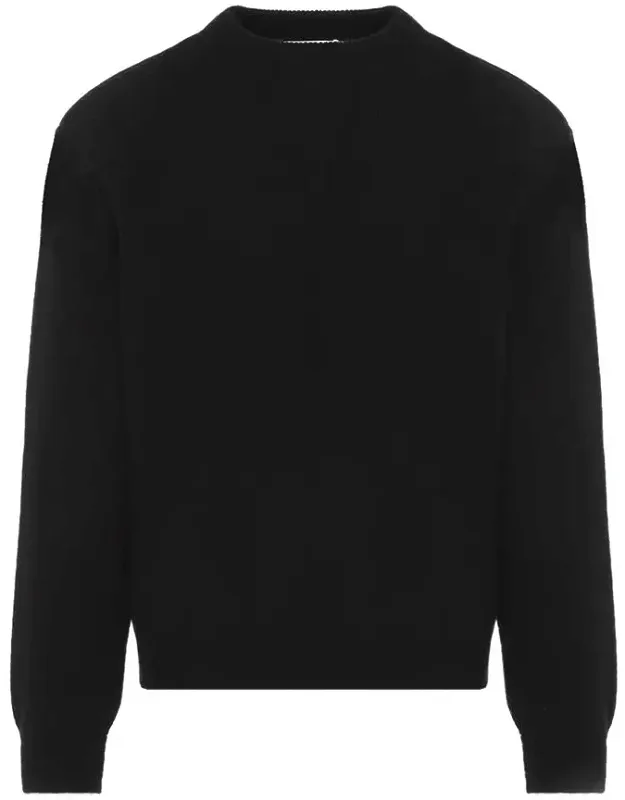 Sweater With Virgin Wool-blend Yarn And Crew Neck
