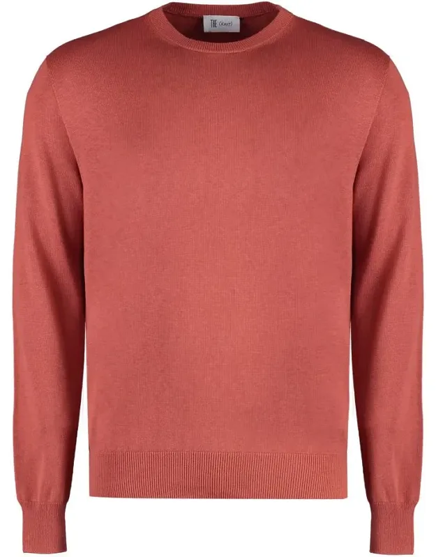 Knit Silk And Cotton Blend Sweater