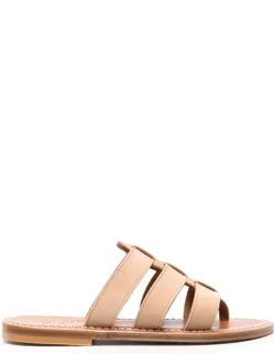 Dolon Leather Flat Mules