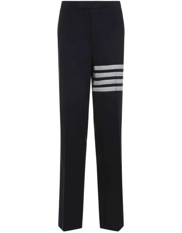 Pants Low Rise Drop Crotch Backstrap Wool Trousers