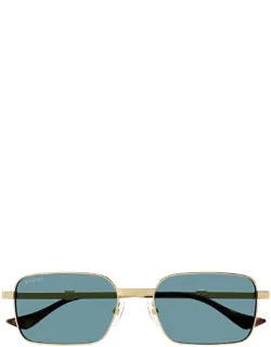 Eyewear Sunglasses Rectangle Metal 56 Mm Lens Width