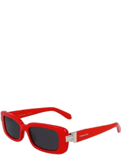 Ferragamo Sunglasses Rectangle Acetate