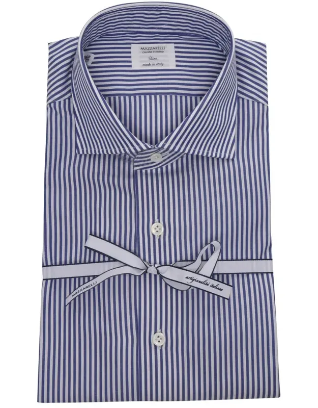 Mazzarelli Shirt Slim Fit Cotton Classic Collar