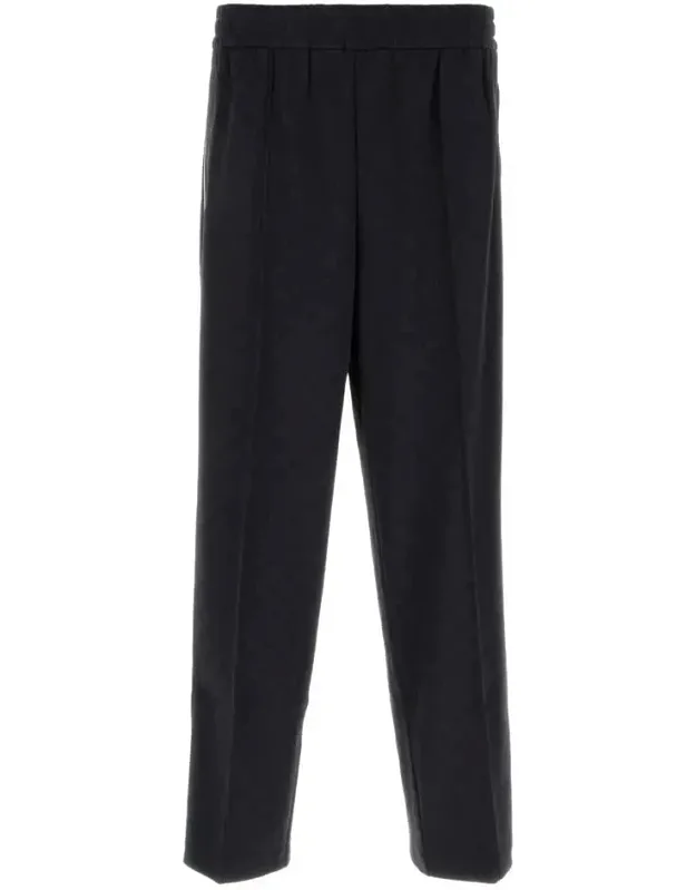 Pants Embroidered Nylon Blend